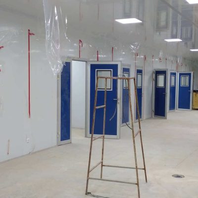 obra civil cuarto limpio